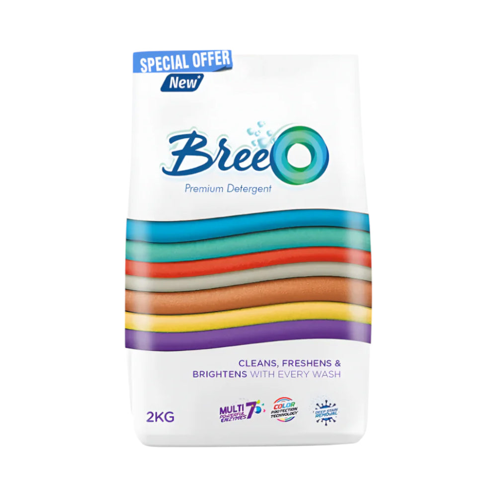 BREEO DETERGENT POWDER PROMO PACK 2 KG
