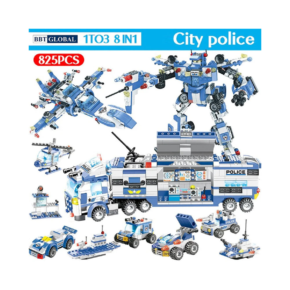 LX-A320 CITY ROBOCOP BLOCKS 825PCS