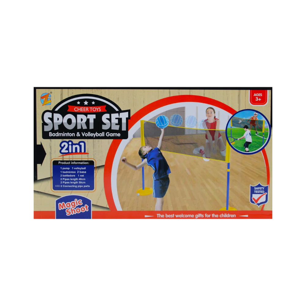 270-60 VOLLEY BALL BADMINTON 2 IN 1