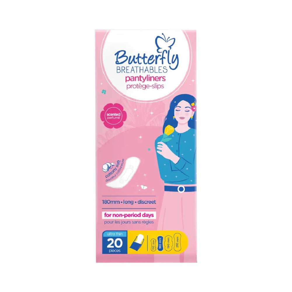BUTTERFLY PANTYLINERS ULTRA THIN 20PCS