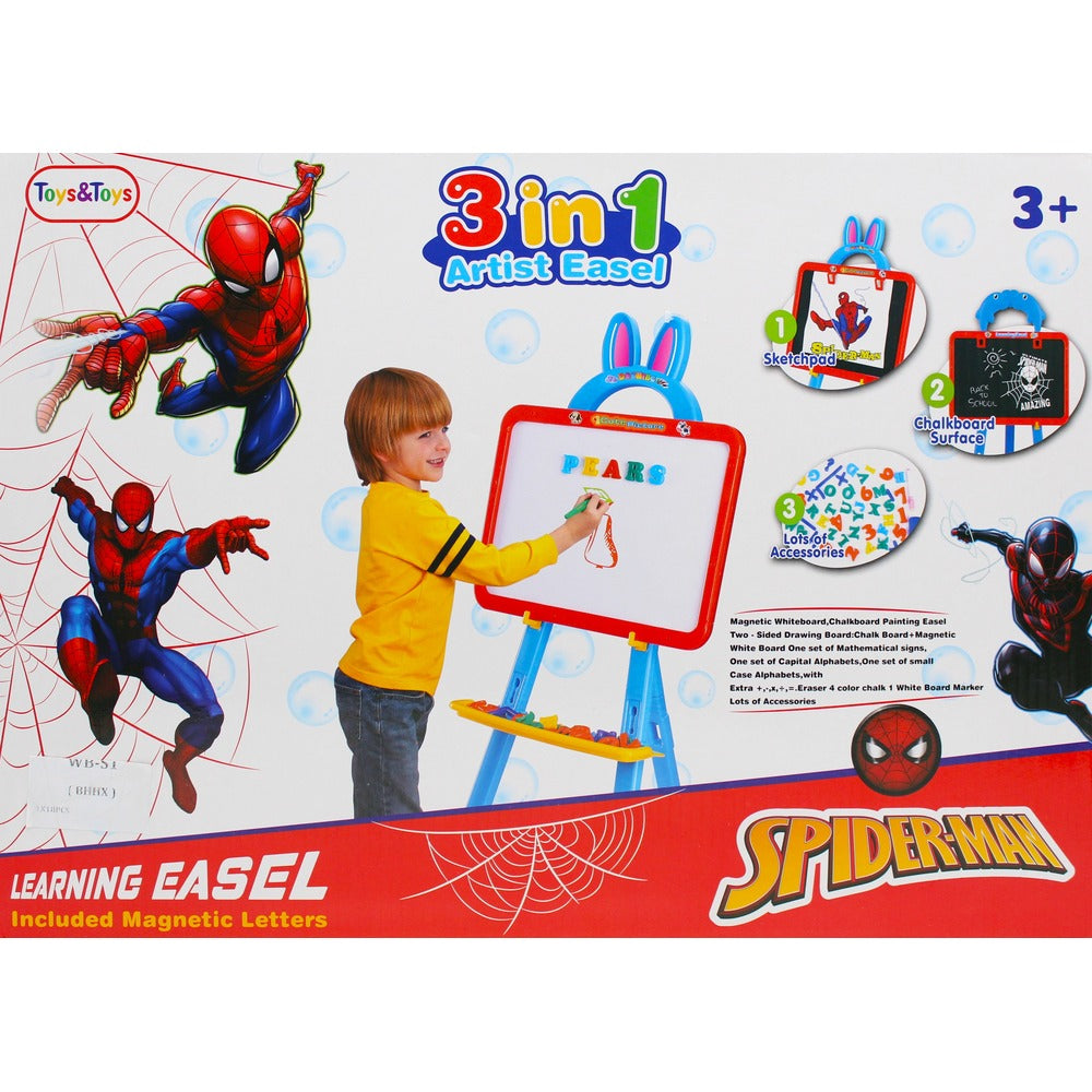 WB-S1 SPIDERMAN WRITING BOARD 3IN1