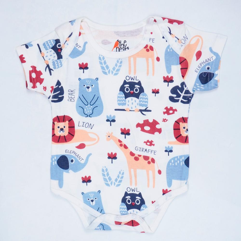 SHORT SLEEVE BODY SUIT 0-3 M # 5355