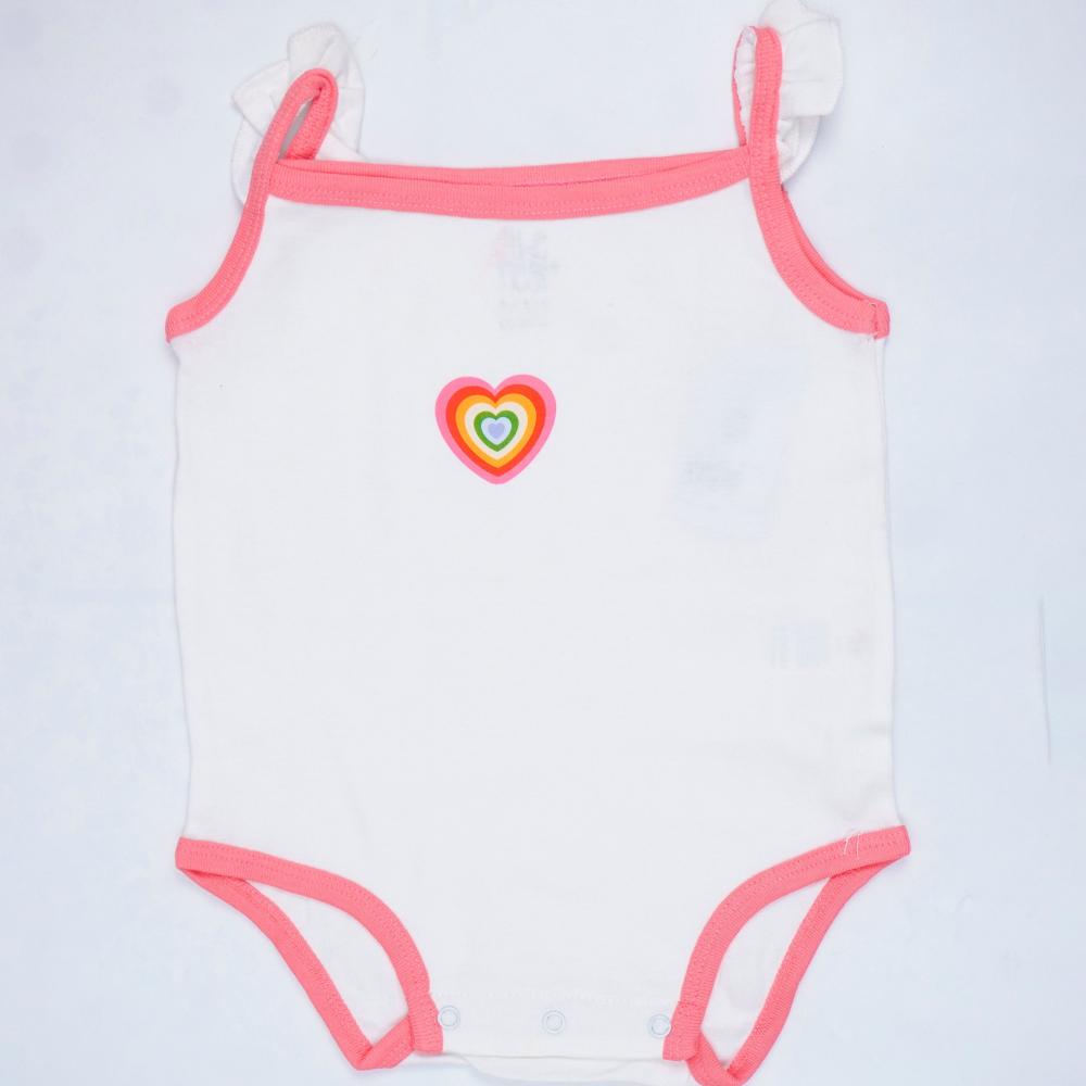 SLEEVE LESS FRILL BODY SUIT 0-3 M # 5390