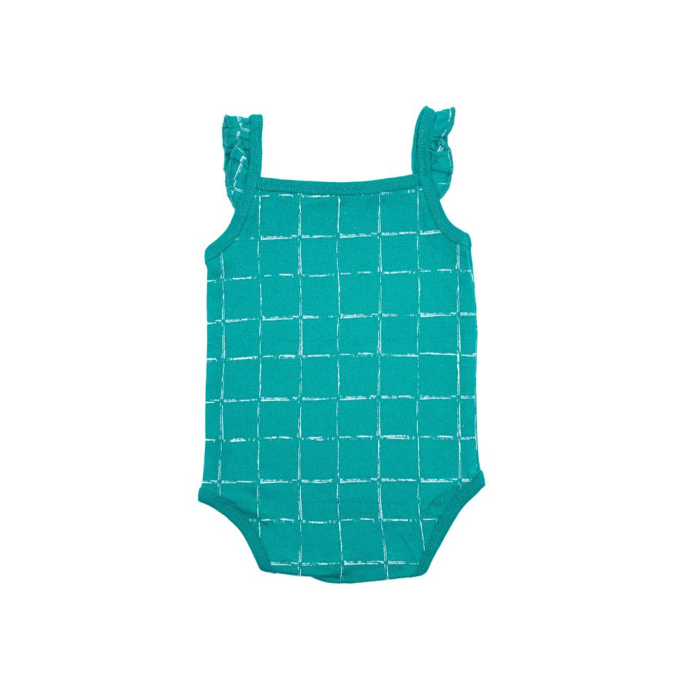 SLEEVE LESS FRILL BODY SUIT 2620 NEW BORN