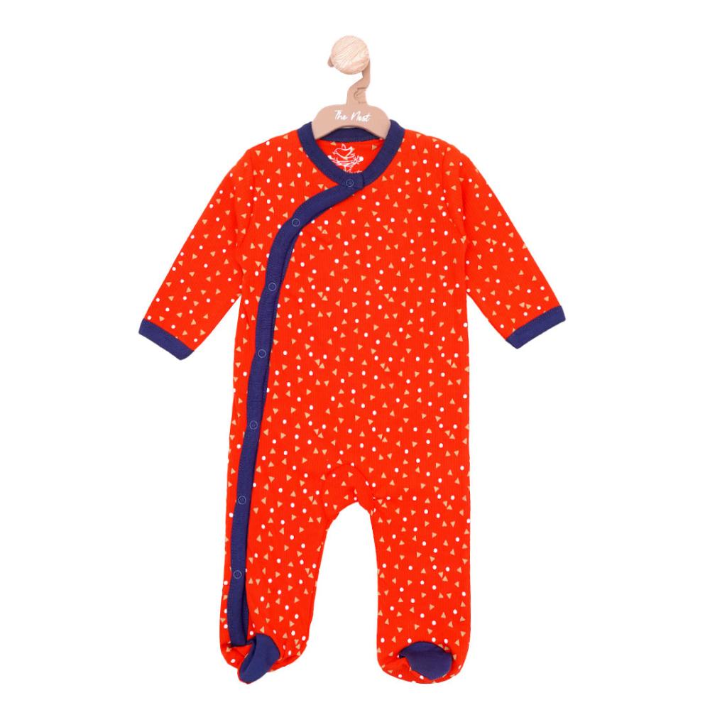 CROSS BUTTON SLEEPING SUIT 2816 0-3 M