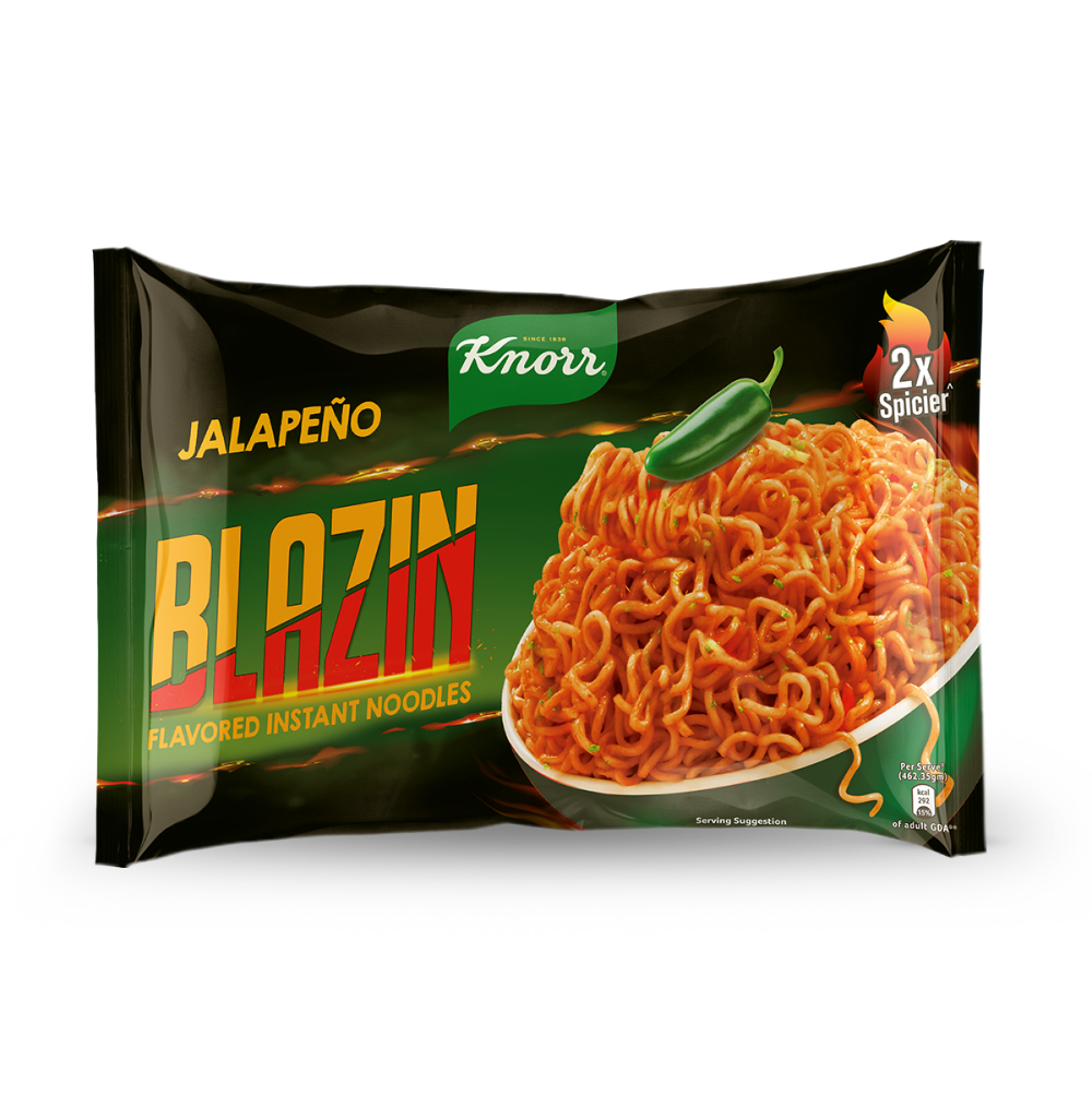 KNORR NOODLES BLAZIN JALAPENO 124.7 GM