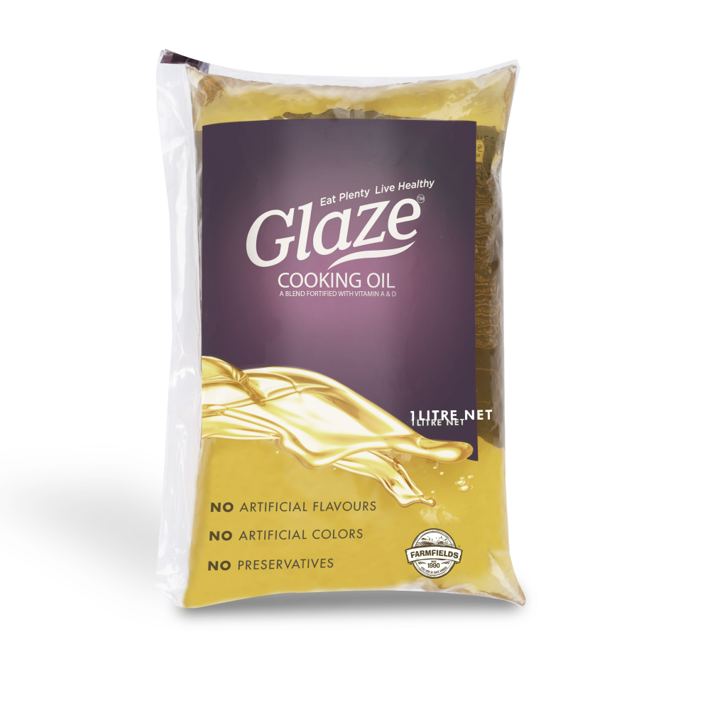 FF GLAZE COOKING OIL POUCH 1 LTR