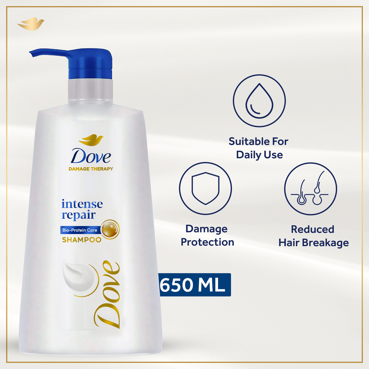 DOVE SHAMPOO INTENS REPAIR 650 ML
