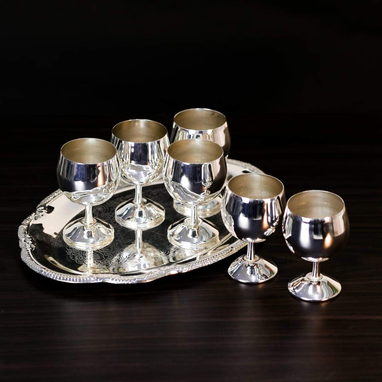 GLASS SET AWAT 6PC B 7207