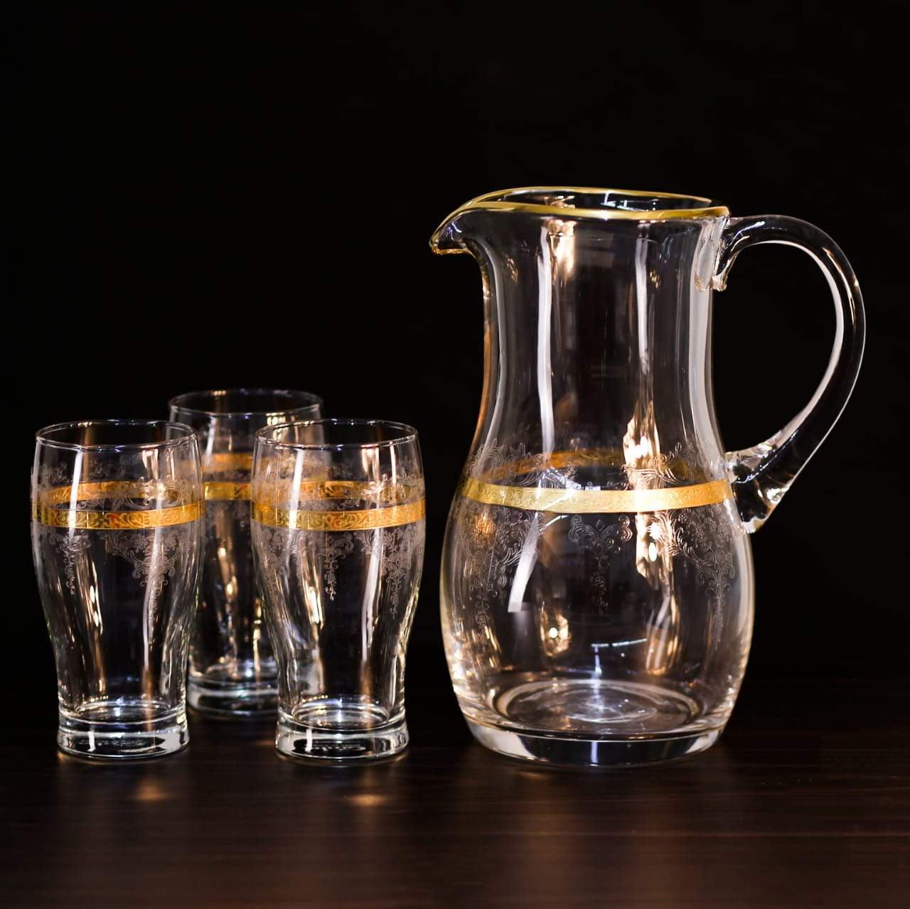 WATER SET 7PC CANBA CAPRICE GOLD 10012