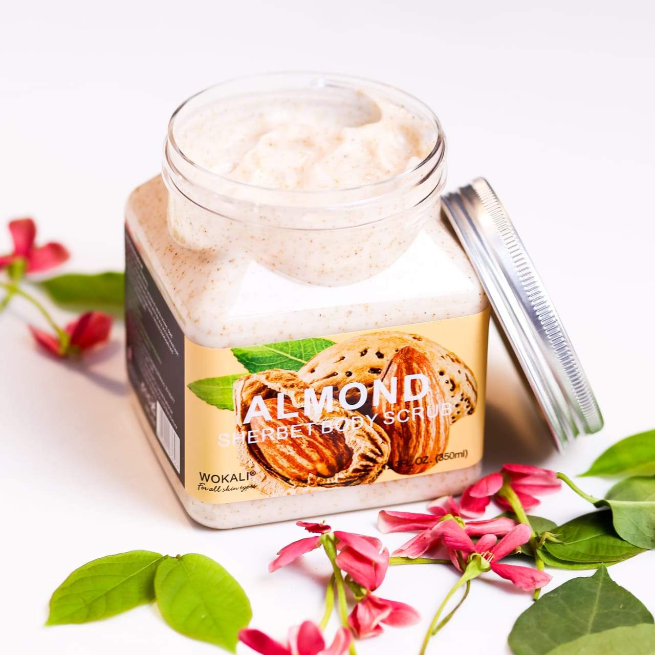 WOKALI BODY SCRUB ALMOND WKL 494 350 ML