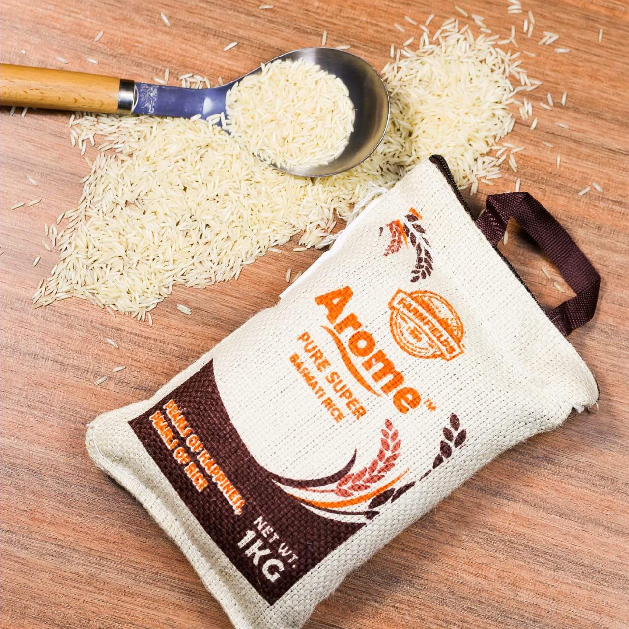 FF AROME SUPER BASMATI RICE BROWN 2X 1 KG