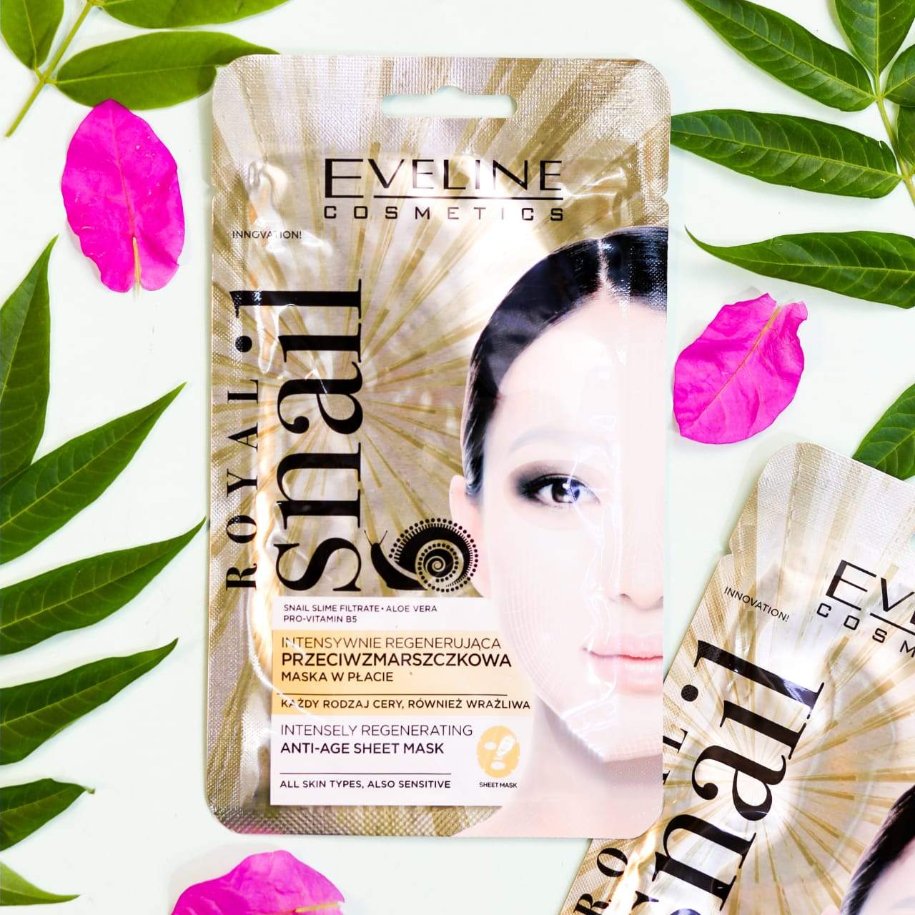 EVELINE ROYAL SNAIL ANTI AGE SHEET MASK 1PC