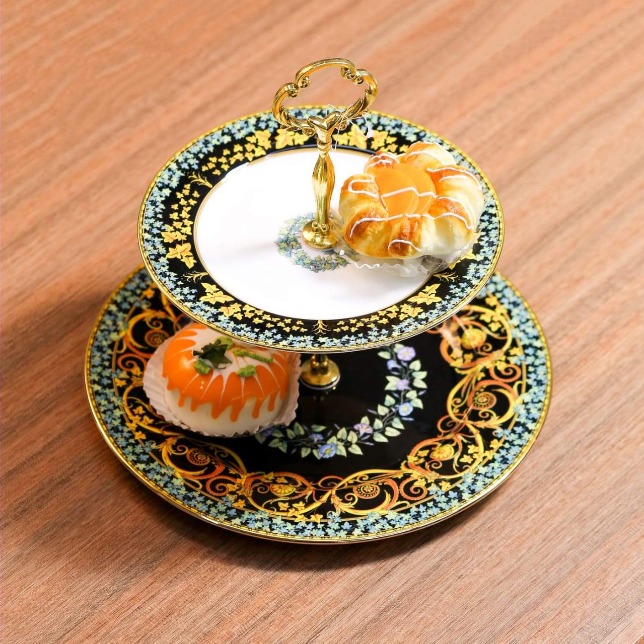 DISH CAKE ROYAL BISTRO 2TIRE K105-2-712