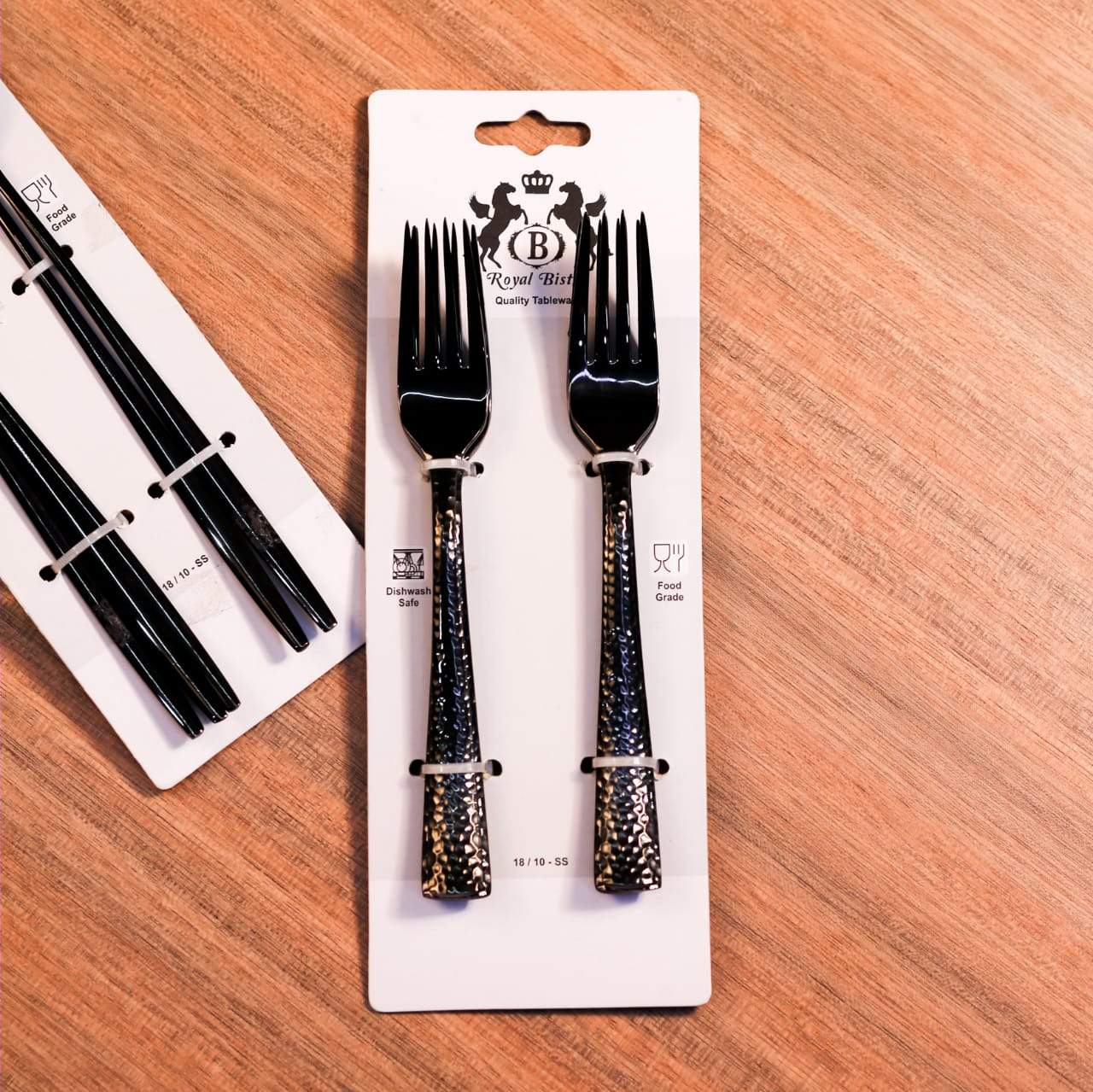 SALAD FORK BLACK IR JY2012 BASIC