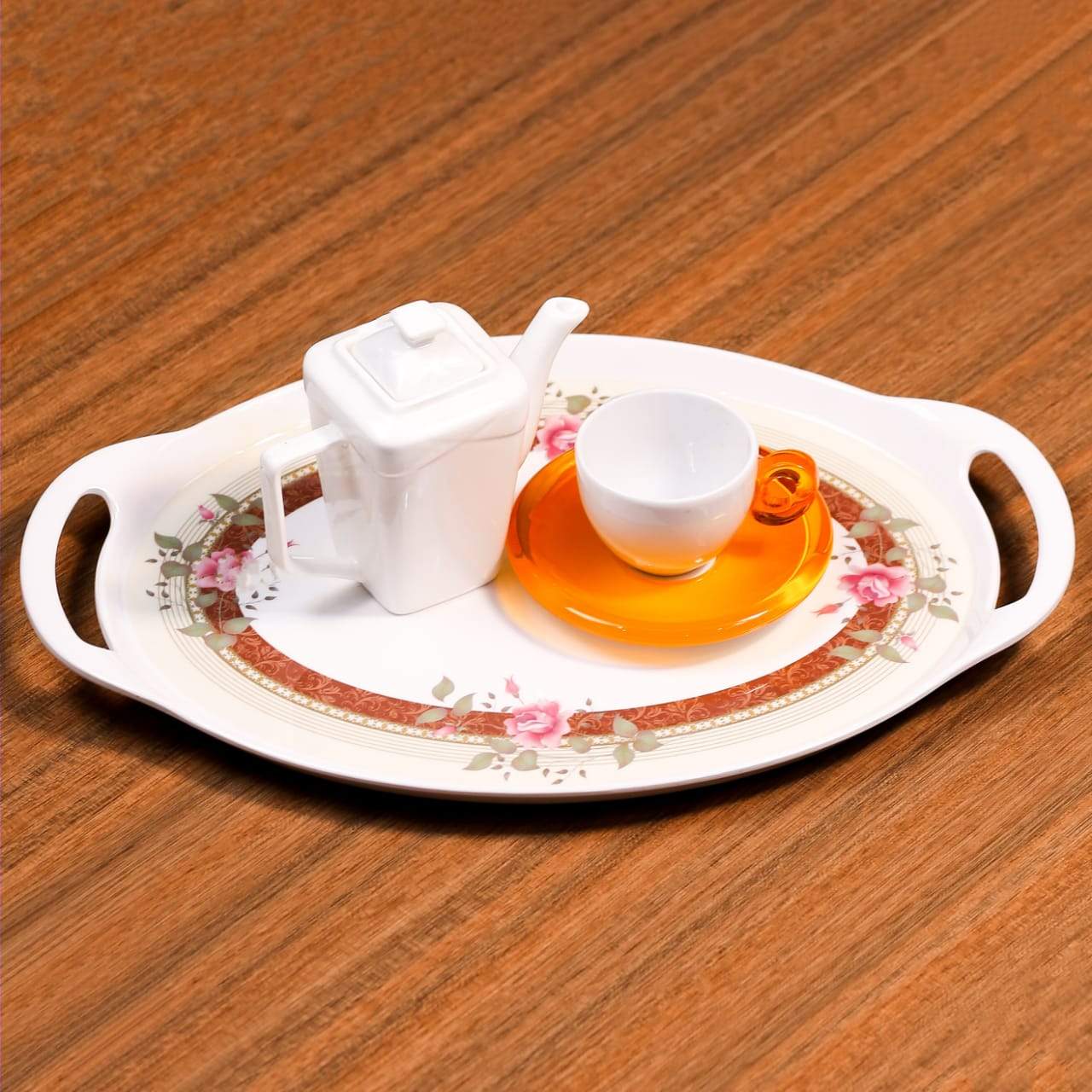 TRAY THAI MELAMINE OVAL SMALL 707 PC