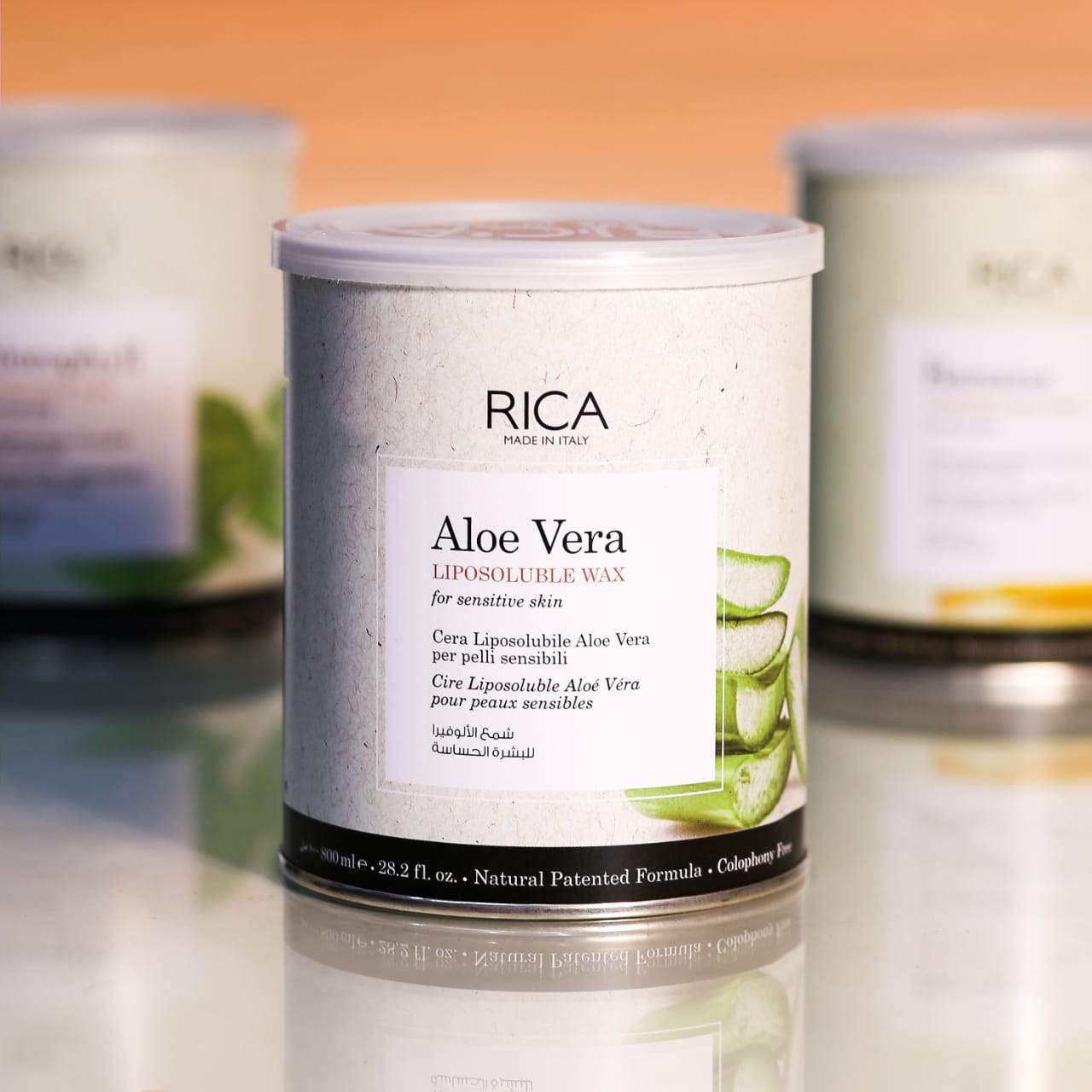 RICA LIPOSOLUBLE WAX ALOE VERA 800 ML