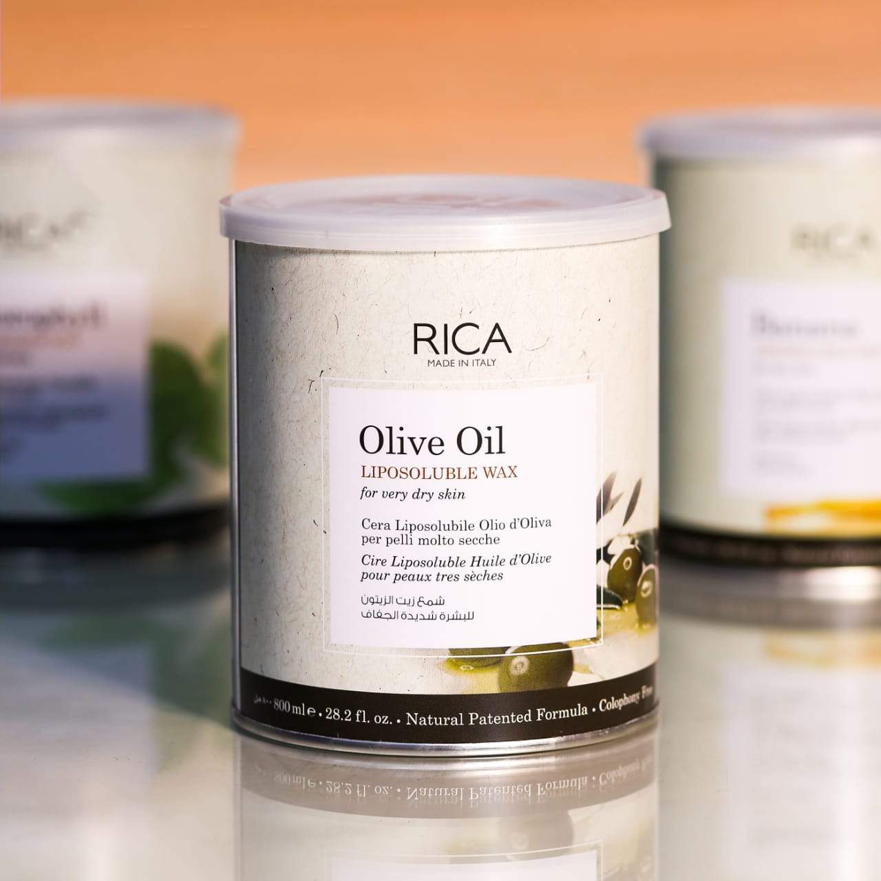 RICA LIPOSOLUBLE WAX OLIVE OIL 800 ML