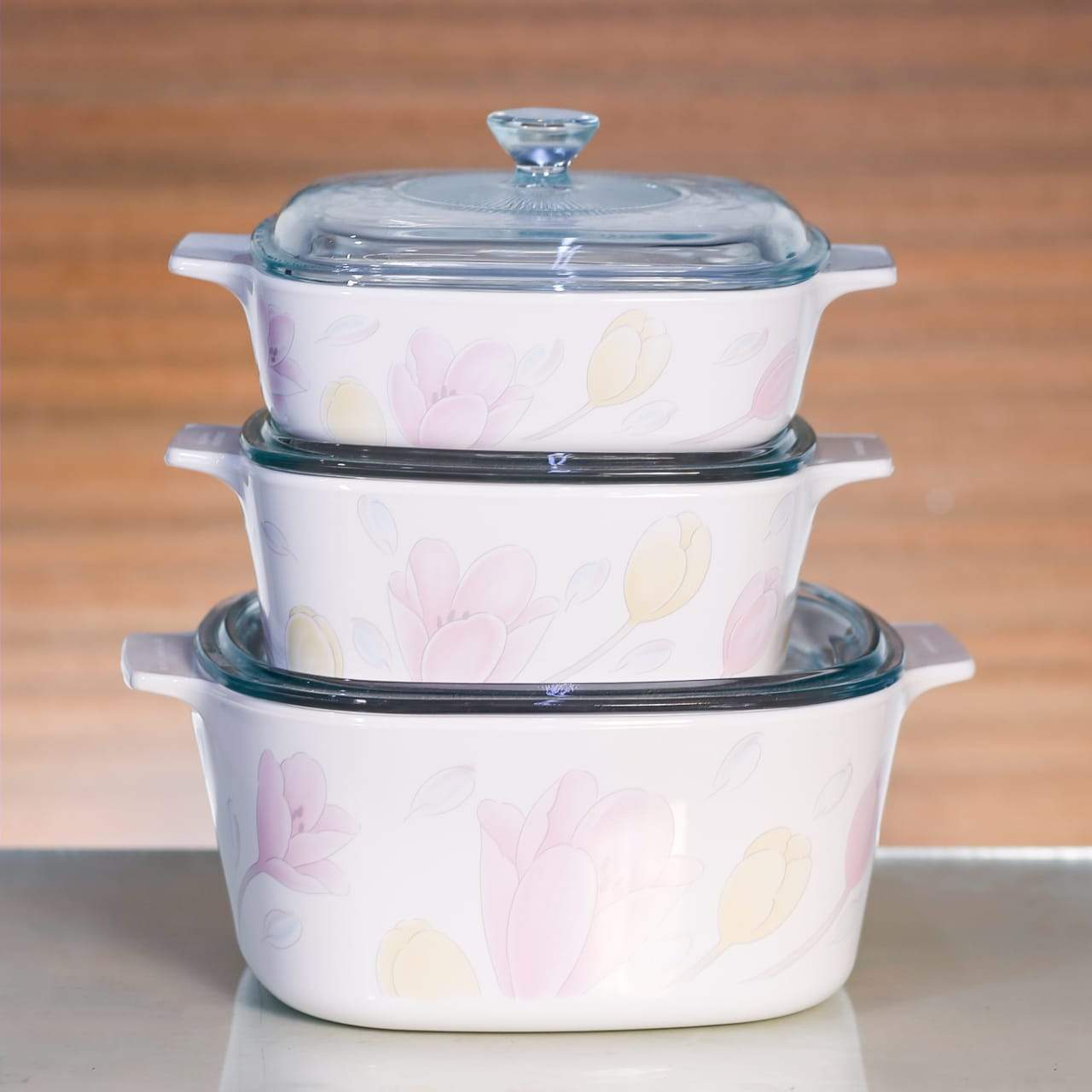 DONGA SET CORNINGWARE 6PC ELEGANT CITY A140EC SET