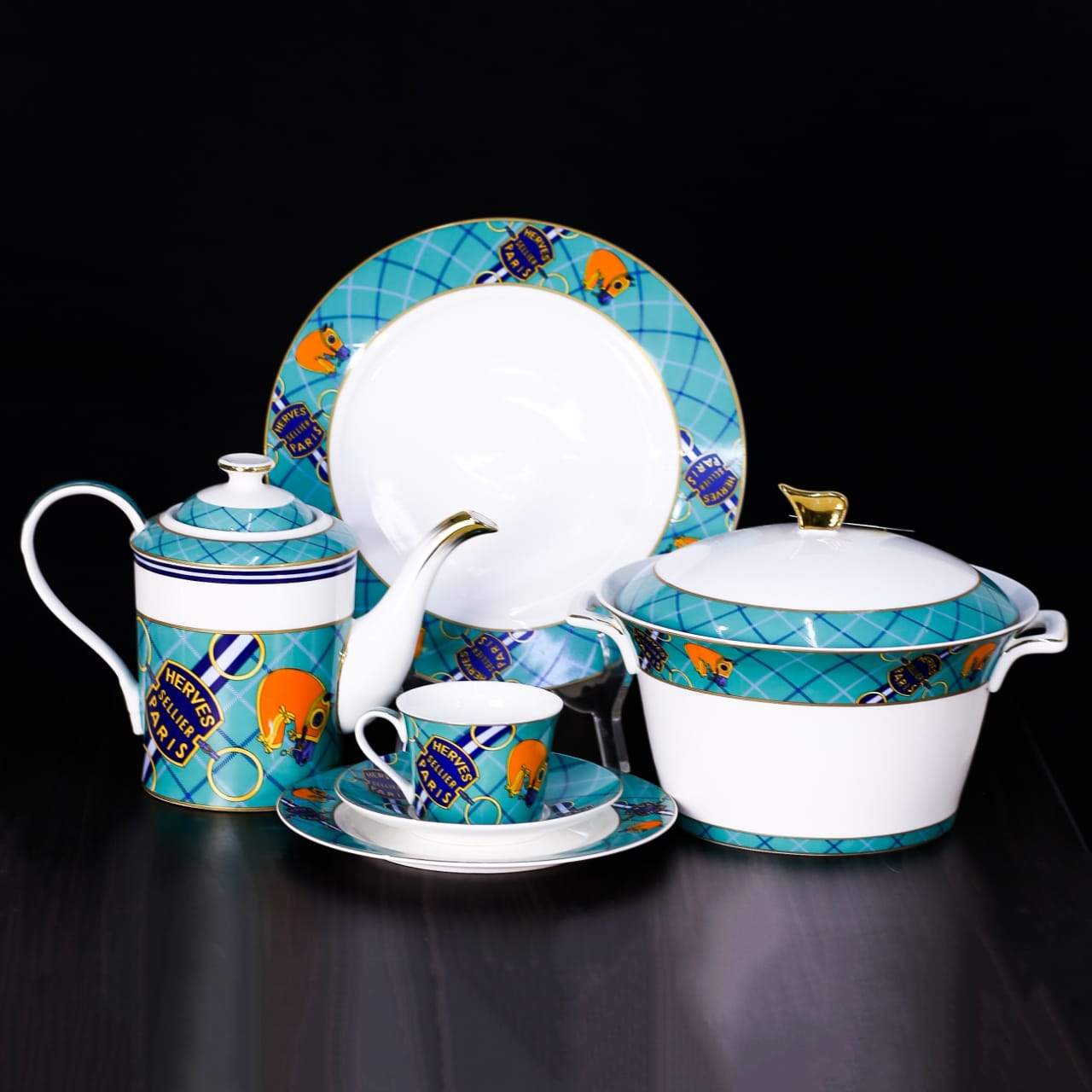DINNER SET 85PC ROYAL BISTRO 85-675V BASIC