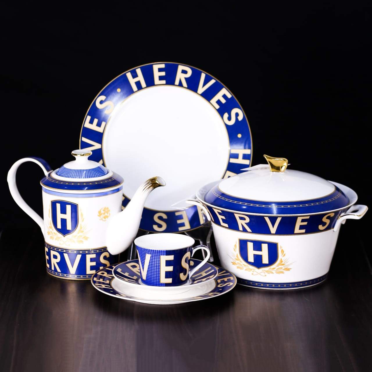 DINNER SET 85PC ROYAL BISTRO 85-677B BASIC