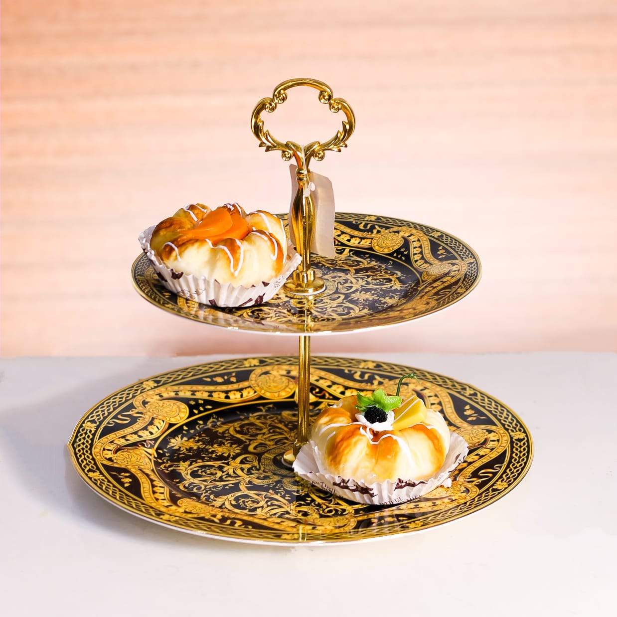 DISH CAKE ROYAL BISTRO 2TIRE K105-2-713