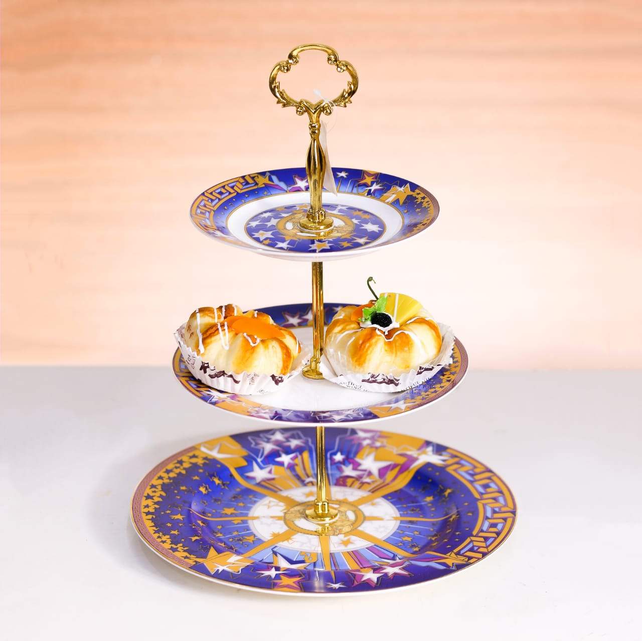 DISH CAKE ROYAL BISTRO 3TIRE K105-3-696