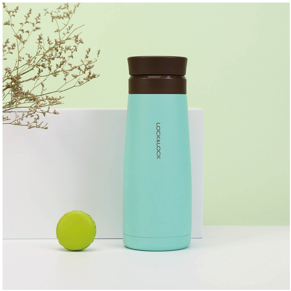 LOCK & LOCK MACARON TUMBLER SCREW 450ML LLLHC4169GRN