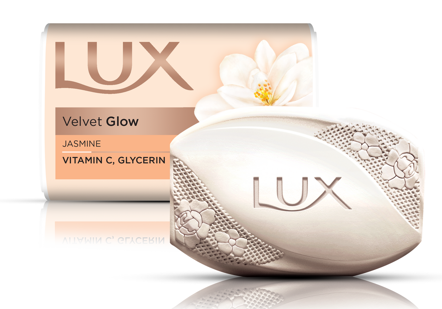 LUX SOAP VELVET GLOW JASMINE VITAMIN C GLYCERIN 98 GM