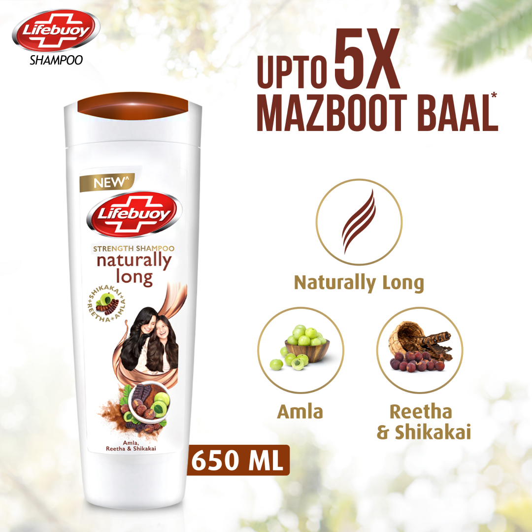 LIFEBUOY SHAMPOO NATURALLY LONG 650 ML