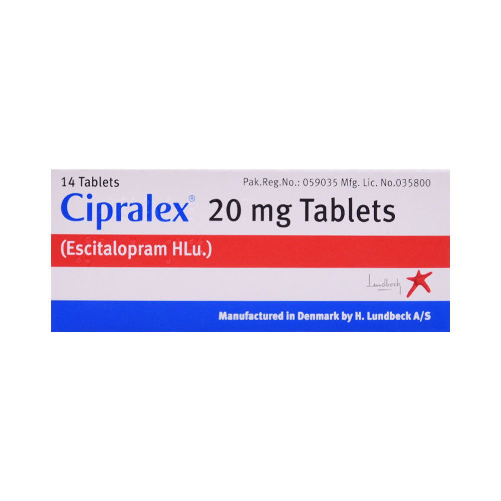 CIPRALEX 20MG TAB 14S