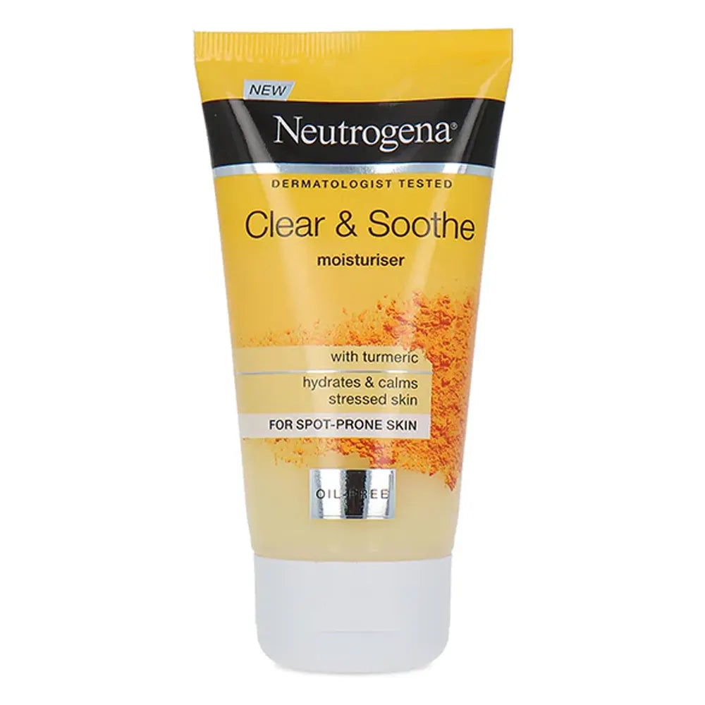 NEUTROGENA CLEAR & SOOTHE MOSTURISER OIL FREE 75ML