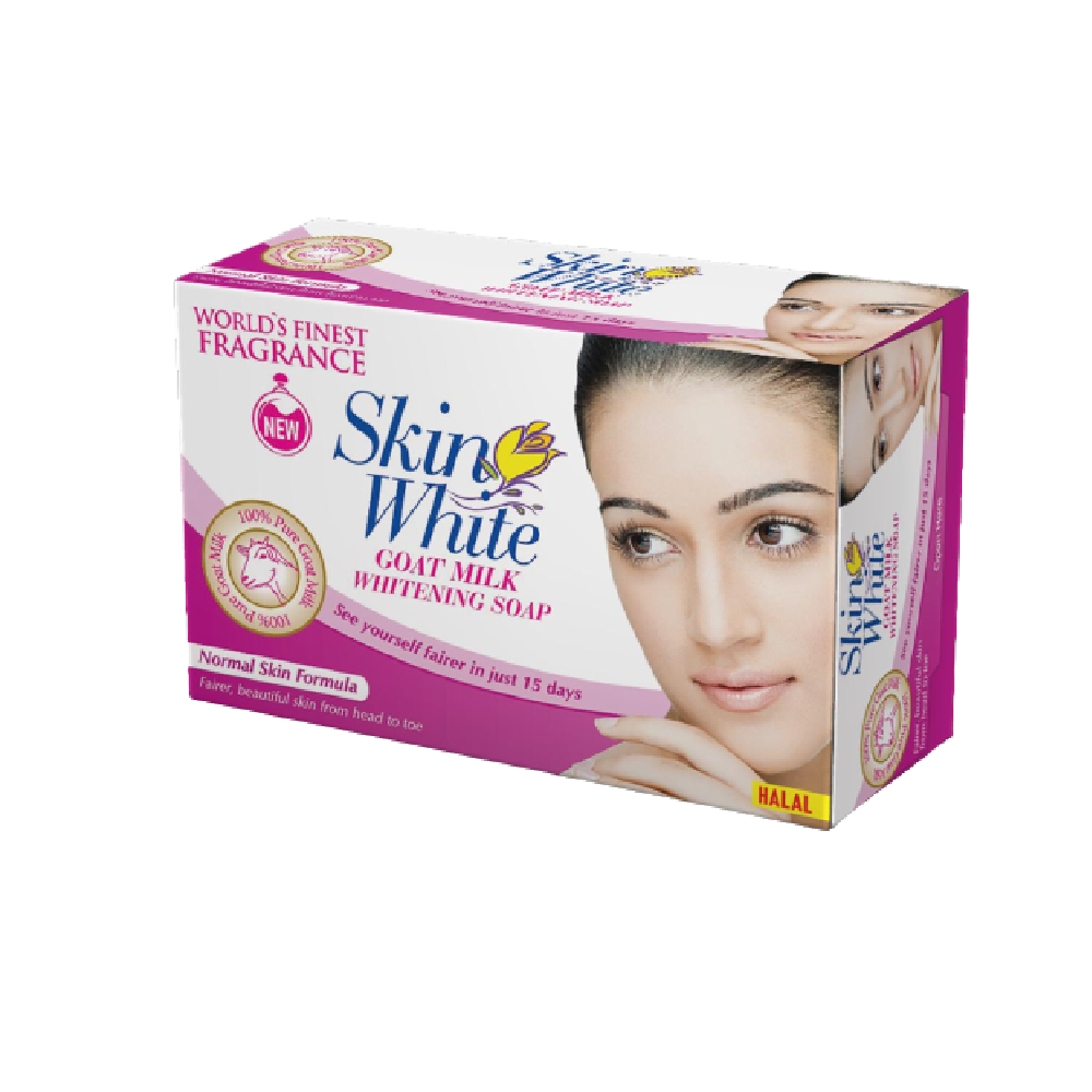 SKIN WHITE GOAT MILK WHITENING SOAP NORMAL SKIN 110 GM