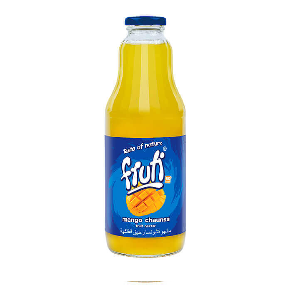 FRUTI MANGO CHAUNSA JUICE GLASS BOTTLE 1 LTR