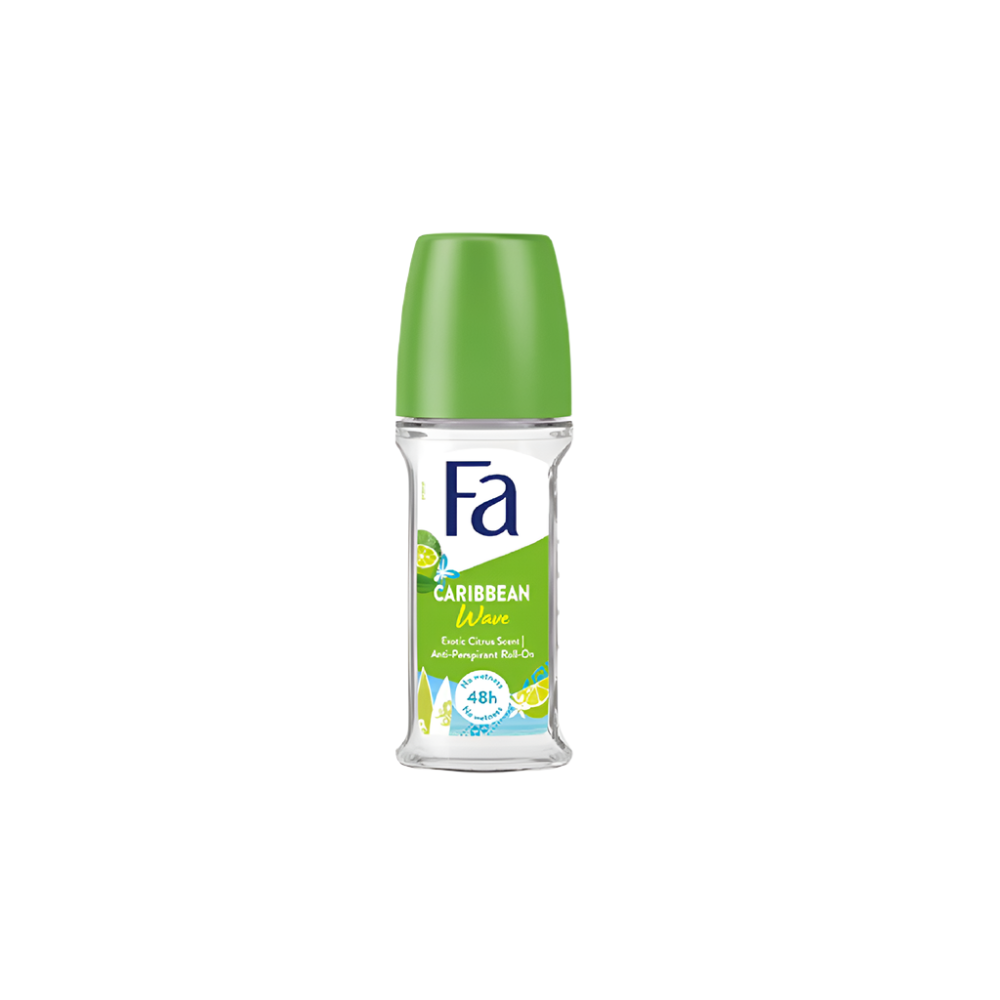 FA ROLL ON CARIBBEAN WAVE EXOTIC CITRUS SCENT 50 ML