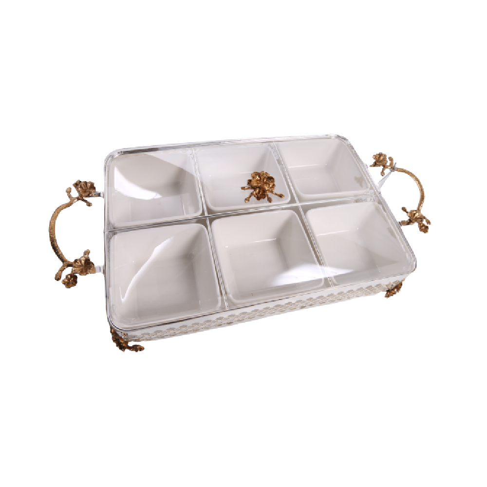 Dry Fruit Dish Orchid Cd-6432