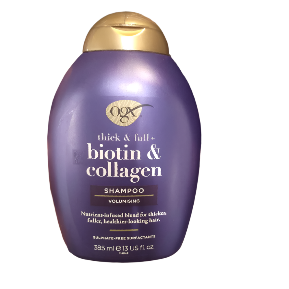 OGX SHAMPOO BIOTIN AND COLLAGEN VOLUMISING 385 ML