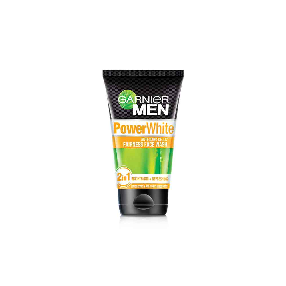 GARNIER MEN POWER WHITE FACE WASH 100 ML