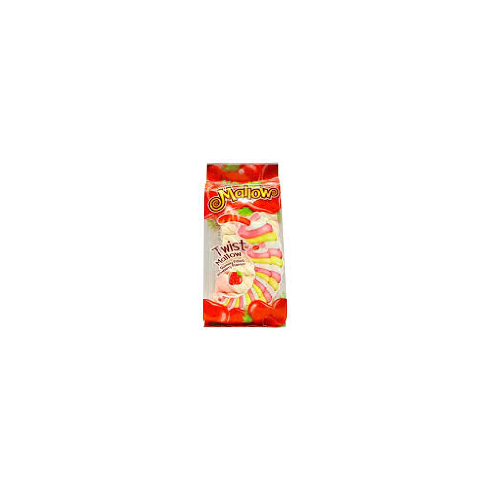 TIANS MALLOW STRAWBERRY TWIST GUMMY FILLED 120 GM