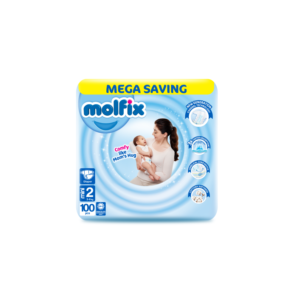 MOLFIX MEGA SAVING 2 MINI 3-6 KG 100 PCS