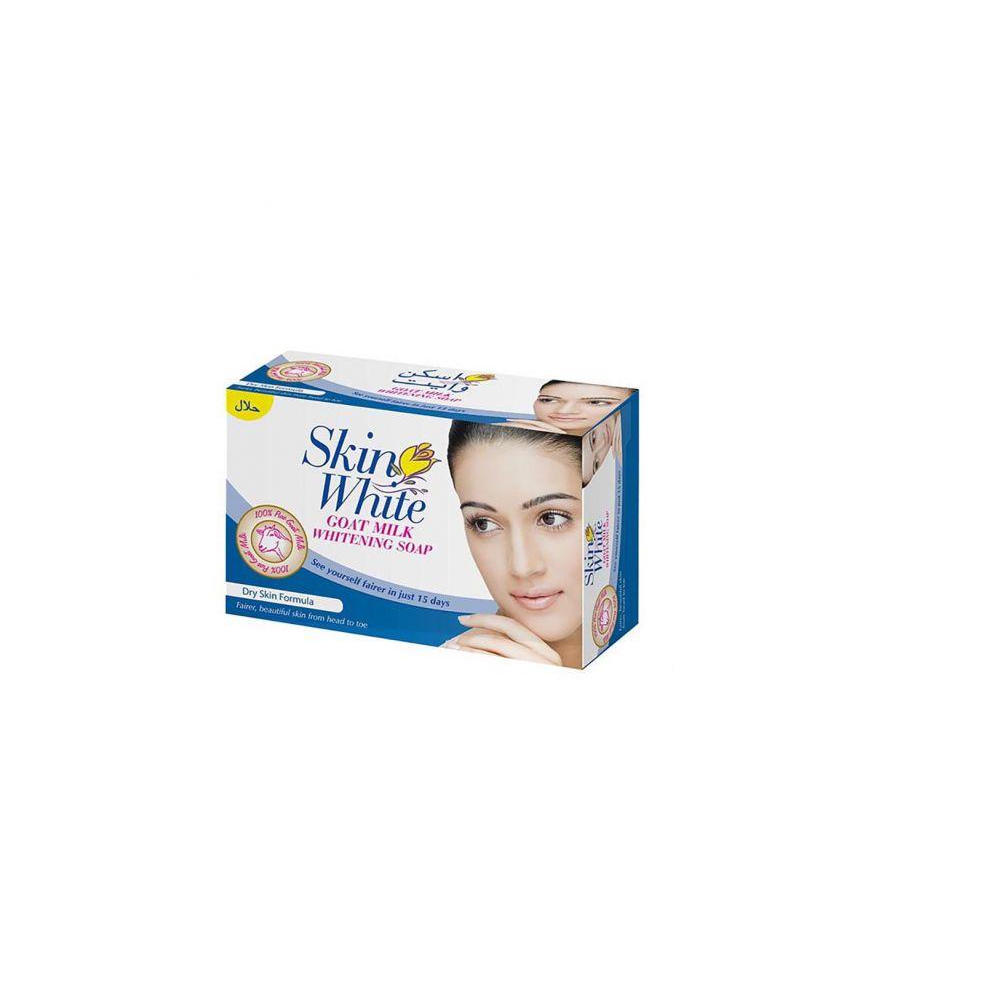 SKIN WHITE GOAT MILK WHITENING SOAP DRY SKIN 110 GM