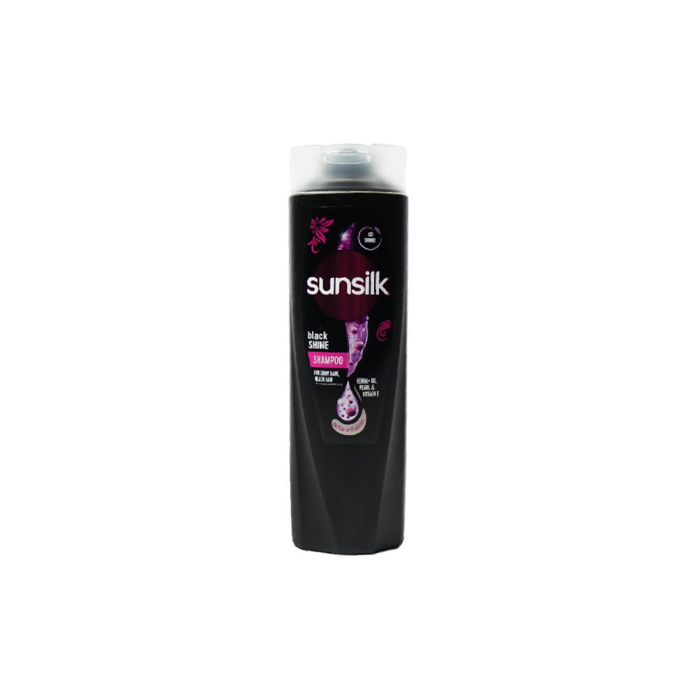 SUNSILK SHAMPOO BLACK SHINE 160 ML BASIC