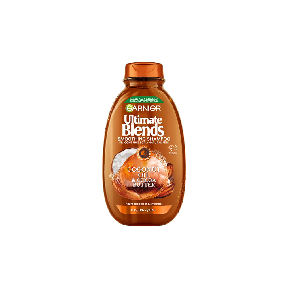 GARNIER ULTIMATE BLENDS SHAMPOO COCONUT OIL & COCOA BUTTER 4