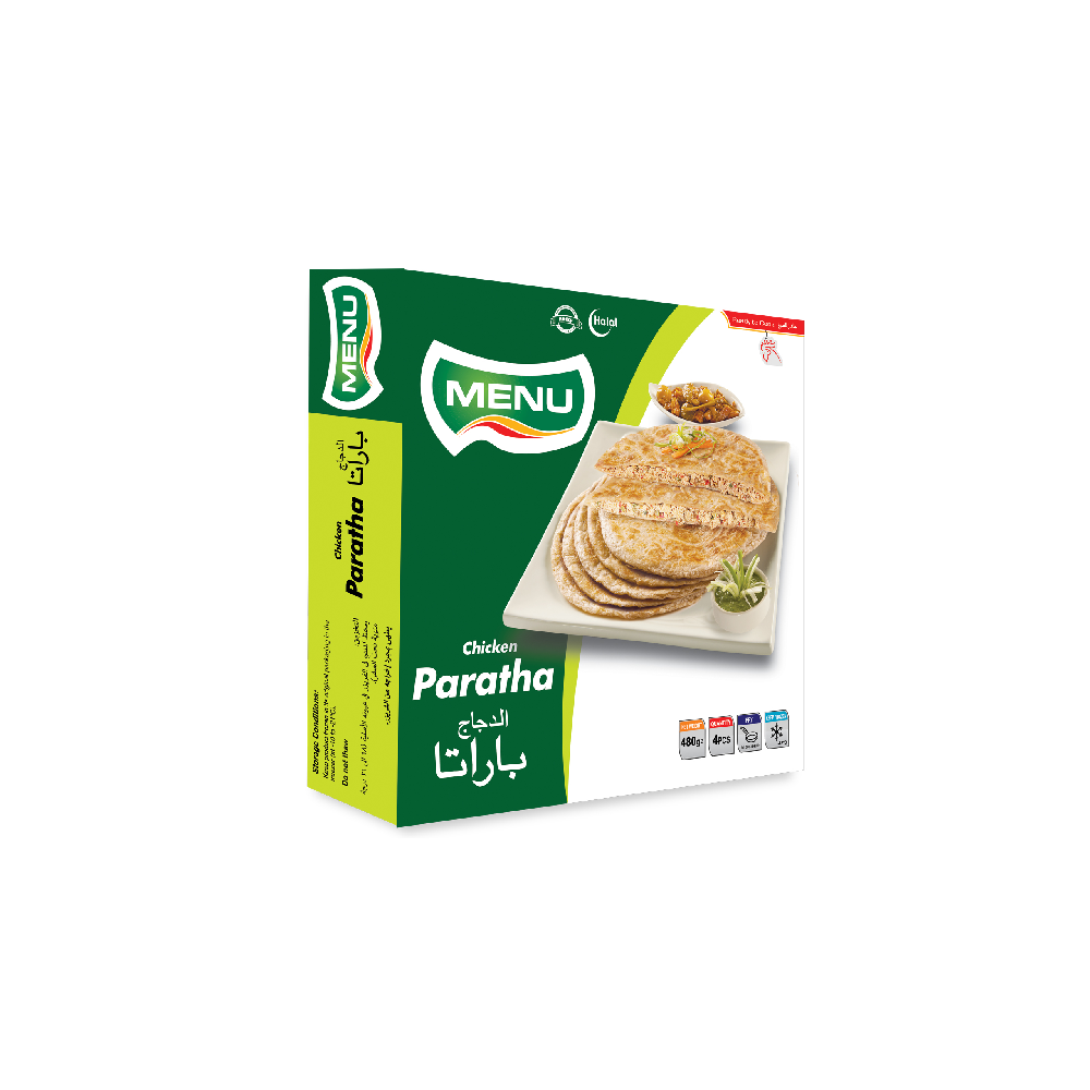 MENU CHICKEN PARATHA 4 PCS 480 GM