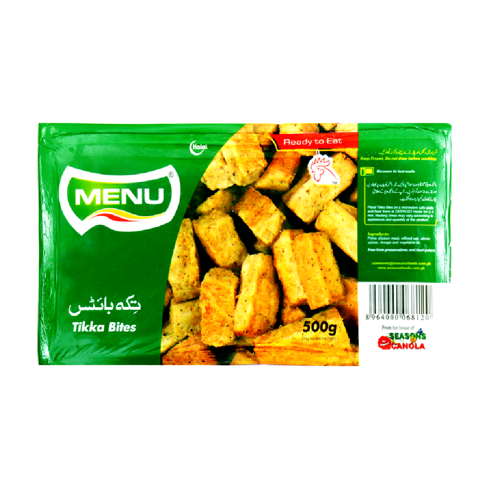 MENU TIKKA BITES SEASON 500 GM