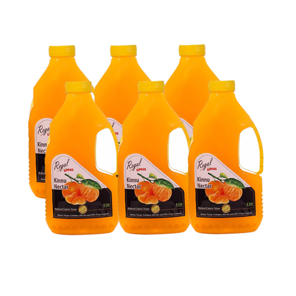 REGAL SIPRUS JUICE KINNU NECTAR BOTTLE 2 LTR- CARTON