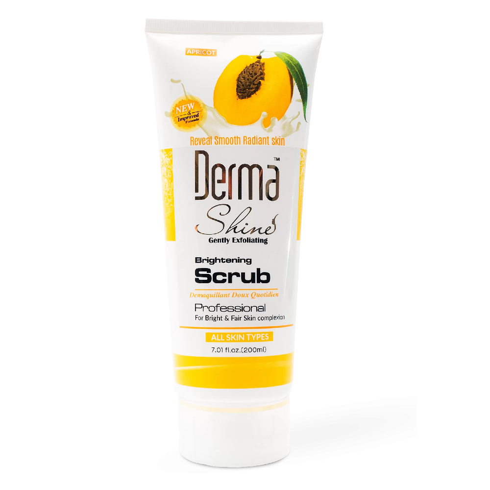 DERMA SHINE WHITENING SCRUB APRICOT 200 ML