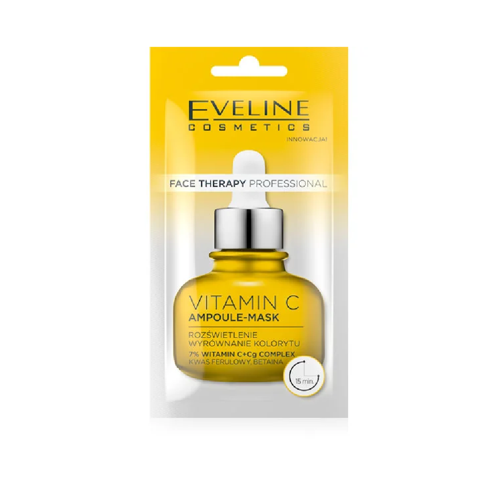 EVELINE FACE THERAPY VITAMIN C AMPOULE MASK 8ML