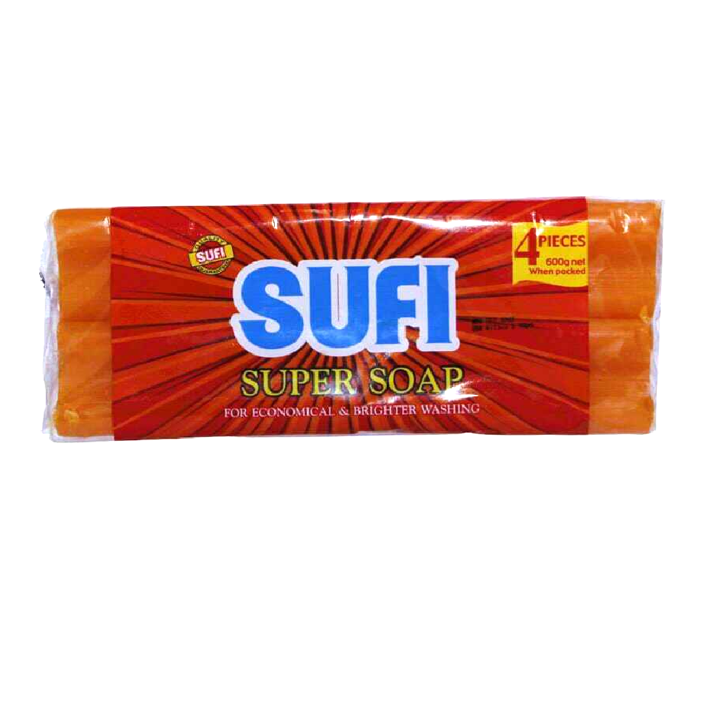 SUFI SUPER SOAP 4PC 600 GM