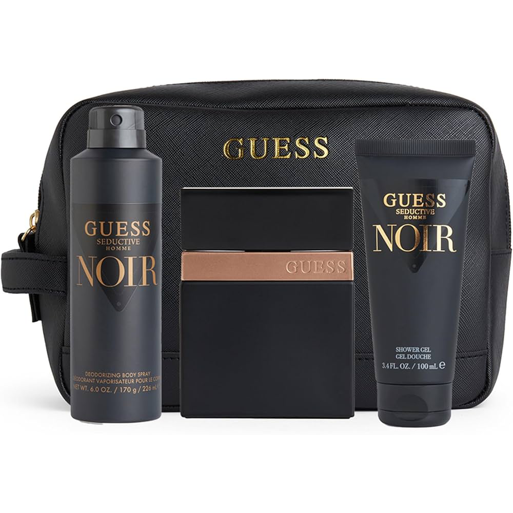 GUESS SEDUCTIVE NOIR POUR HOMME 4PC GIFT SET